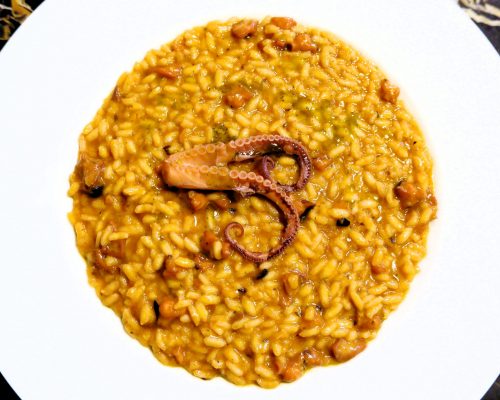 Delicious appetizer served by private chef